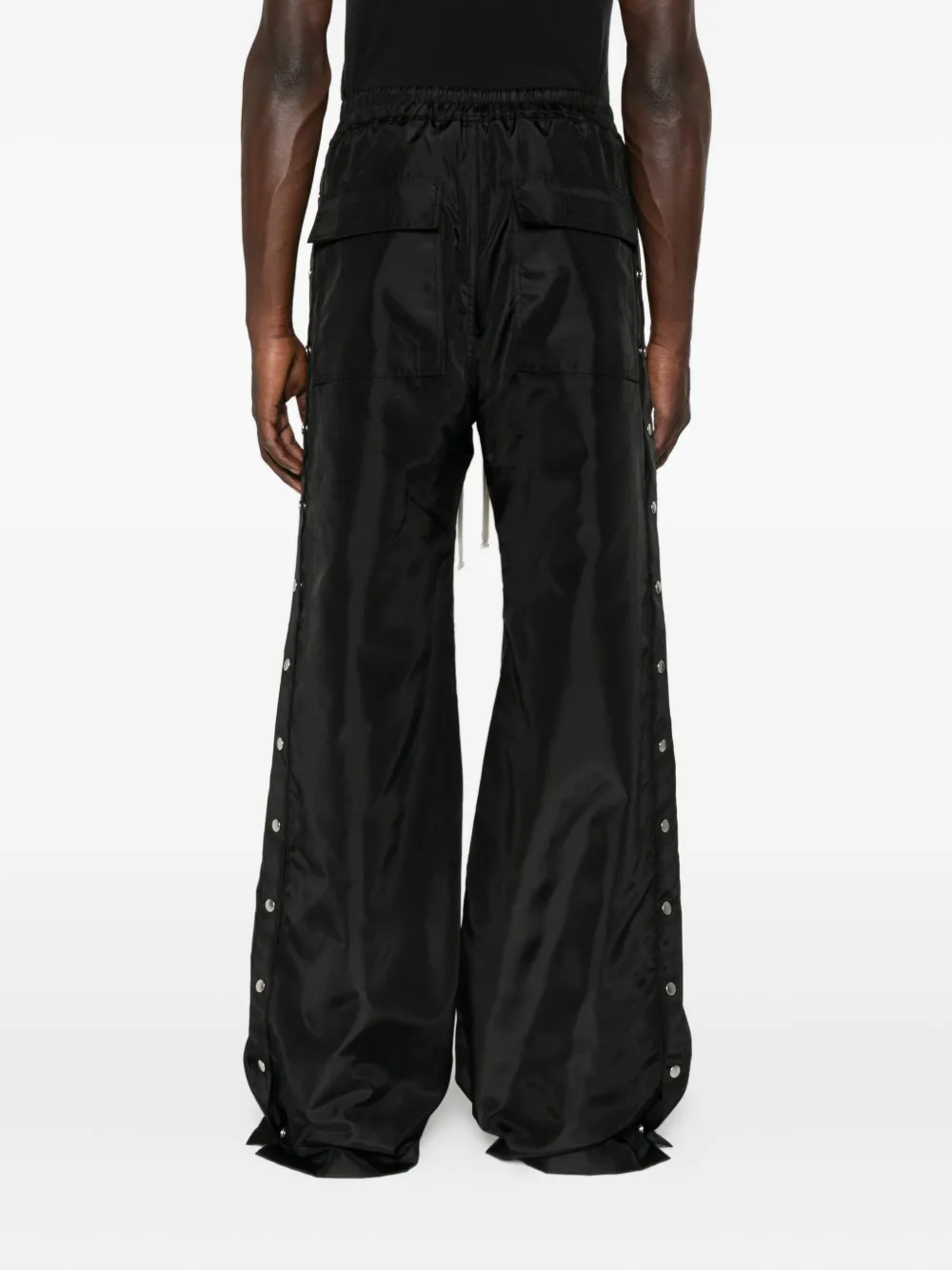 Rick Owens Drkshdw Drawstring Elastic Waist Casual Pants In Black