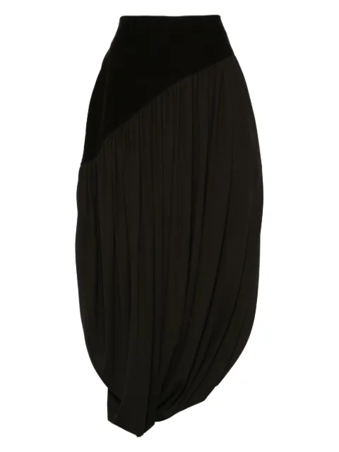 Ferragamo satin midi skirt