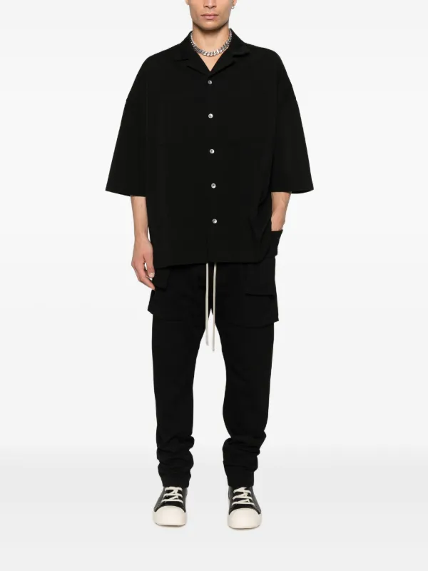 Rick Owens DRKSHDW Tommy シャツジャケット | ブラック | FARFETCH JP