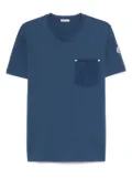 Moncler logo-patch T-shirt - Blue