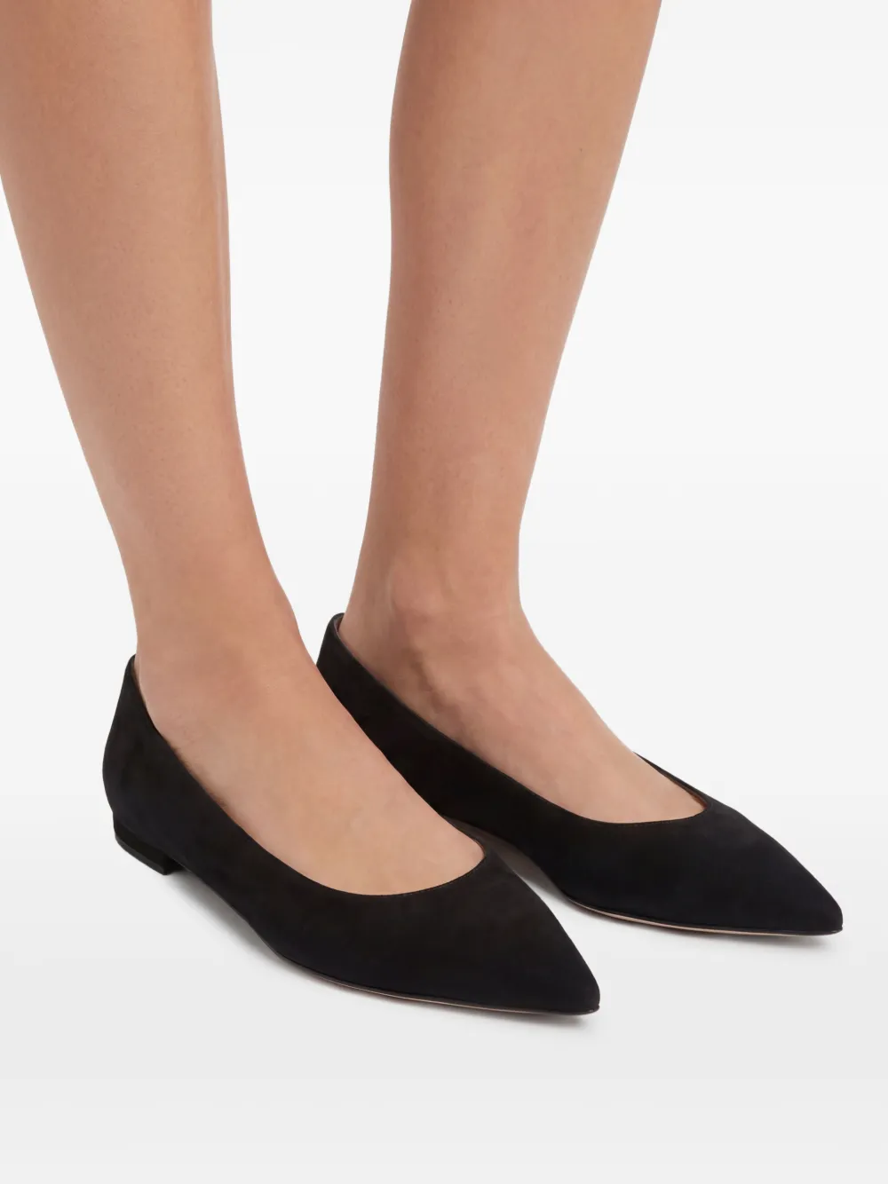 Gianvito Rossi Gianvito ballerina's Zwart