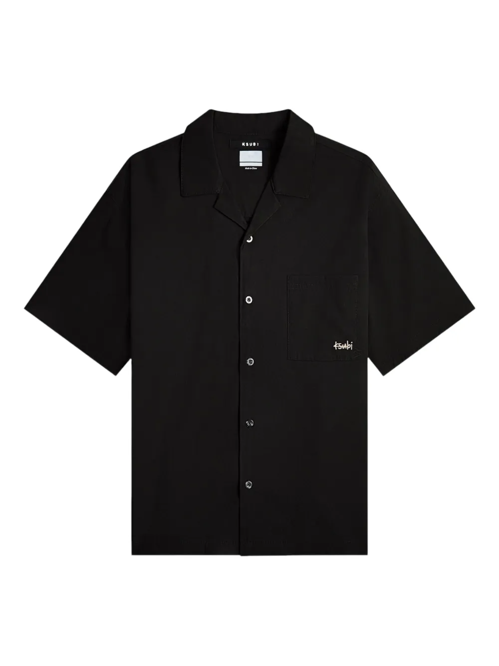 Ksubi logo-embroidered shirt | Black | Image 1