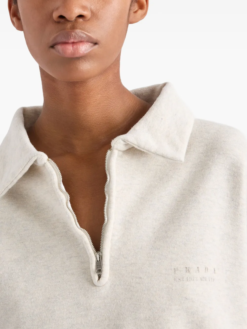 Prada Jersey polotop Beige