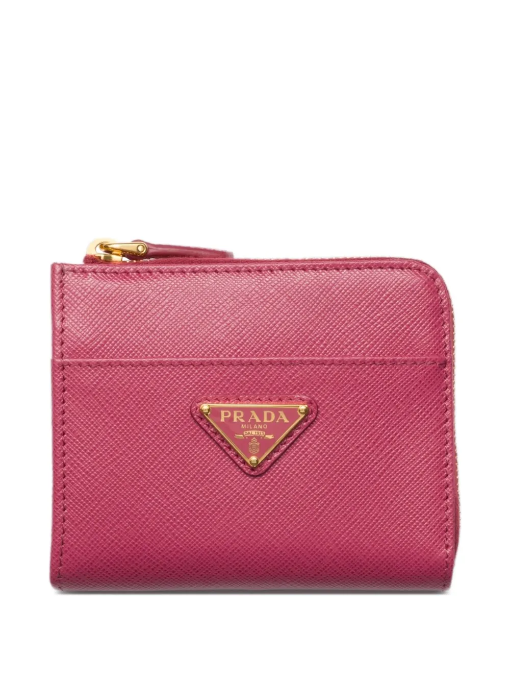 Prada small logo-triangle wallet | Pink | Image 1