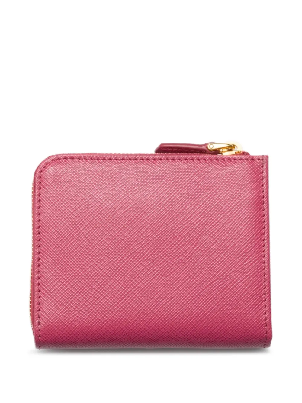 Prada Kleine portemonnee met logo - Roze