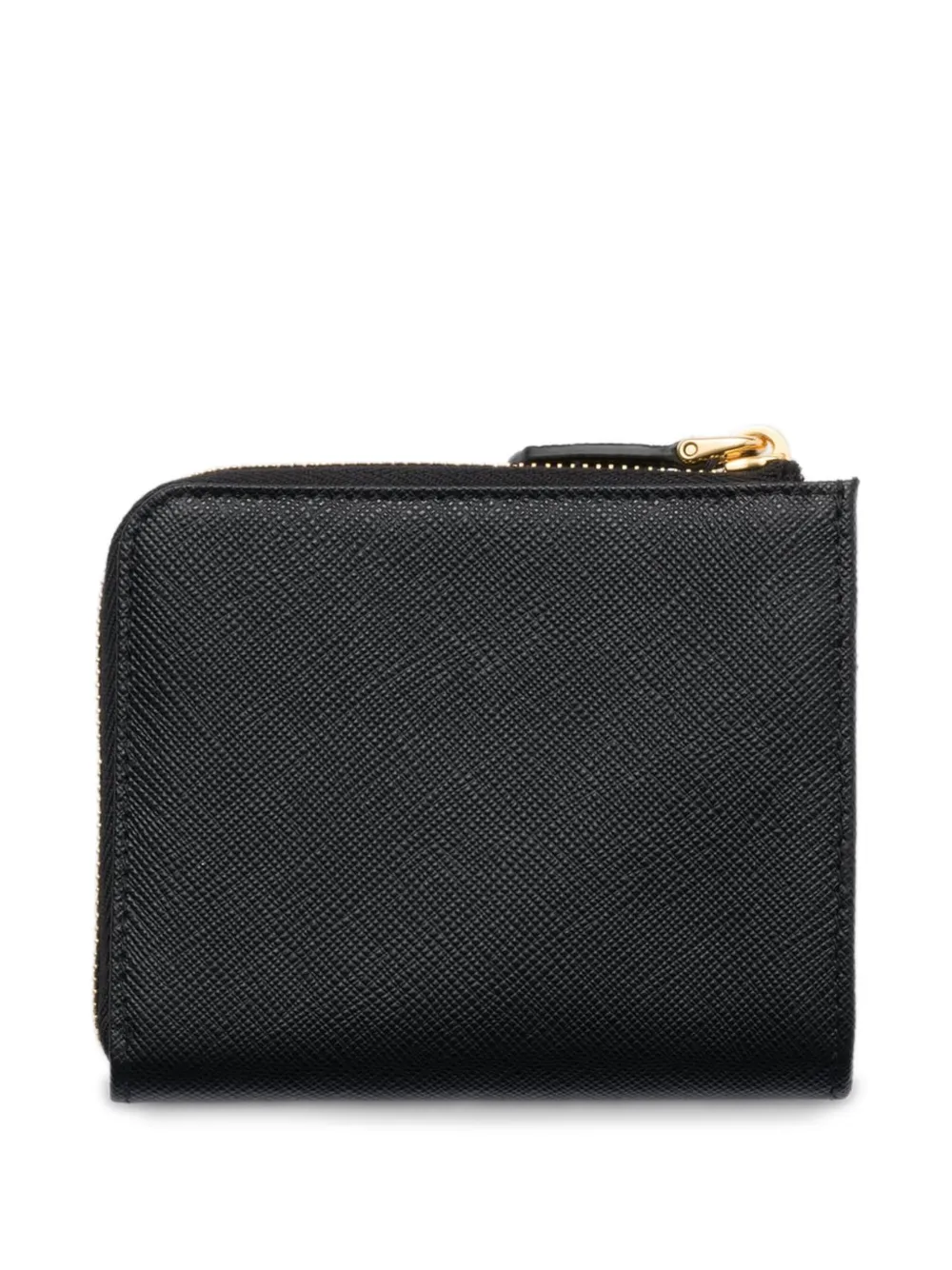 Prada Kleine portemonnee met logo - Zwart