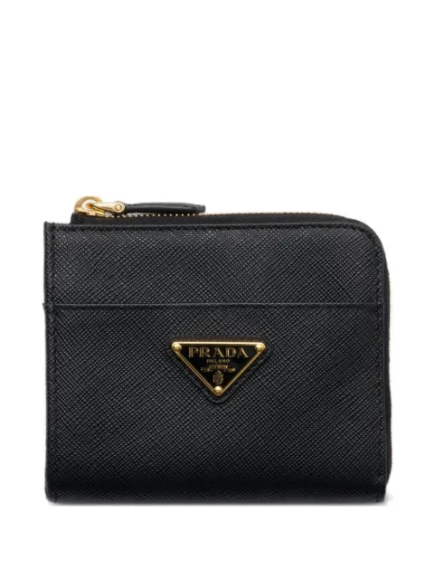 Prada small logo-triangle wallet