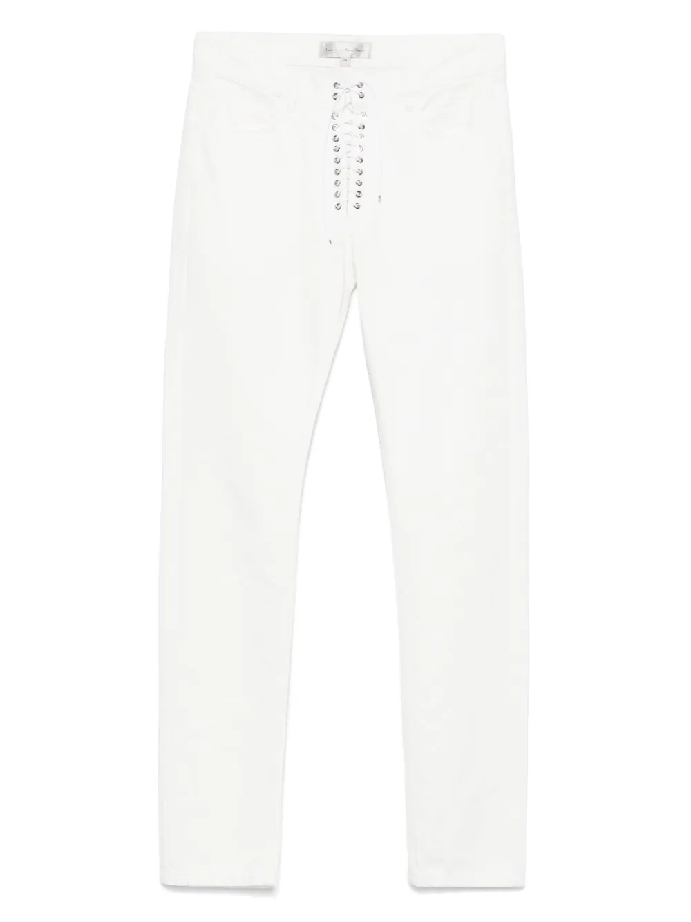 lace-up jeans