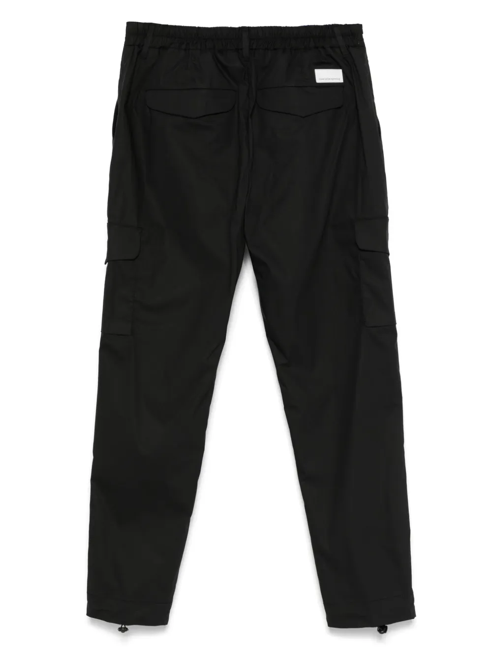 Nine In The Morning straight-leg cargo trousers - Zwart
