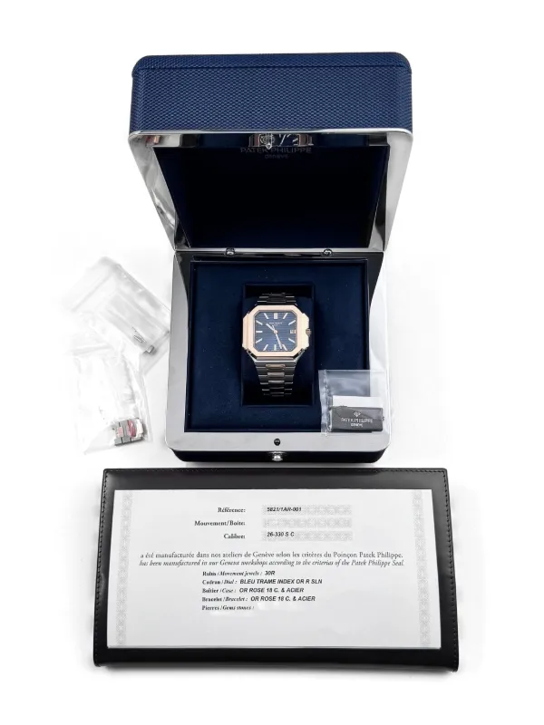 【おしゃれ】 Patek Philippe 2025 pre-owned Cubitus 45mm | Blue | FARFETCH 小物入れ