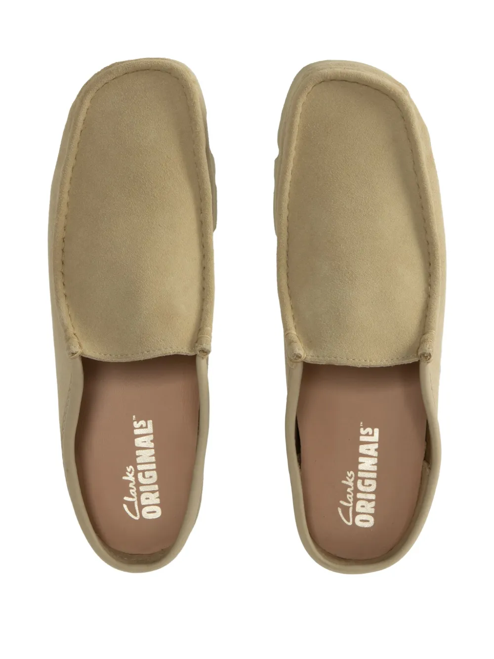 Clarks Wallabee slip-on clogs Neutrals