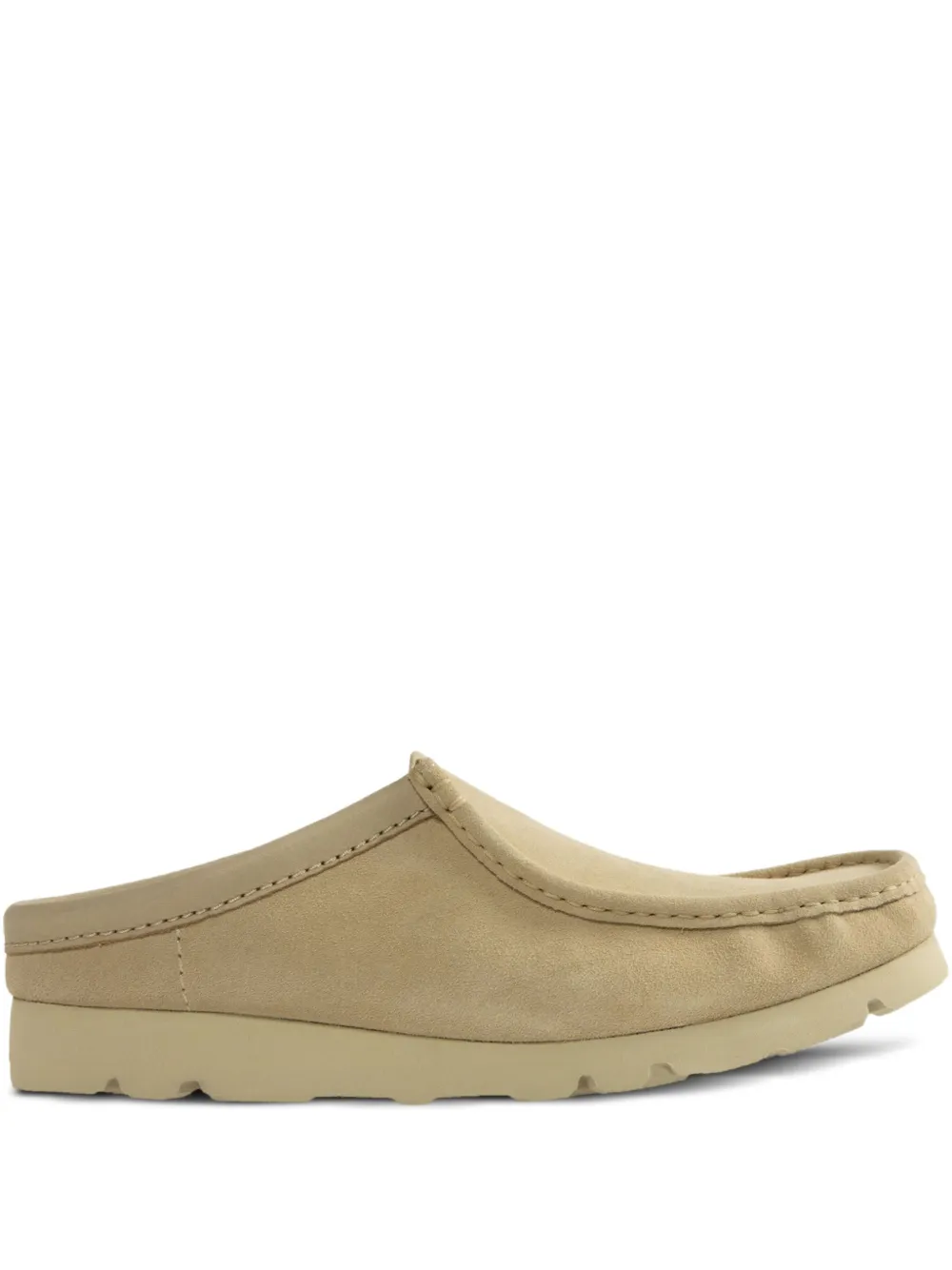 Clarks Wallabee slip-on clogs Neutrals