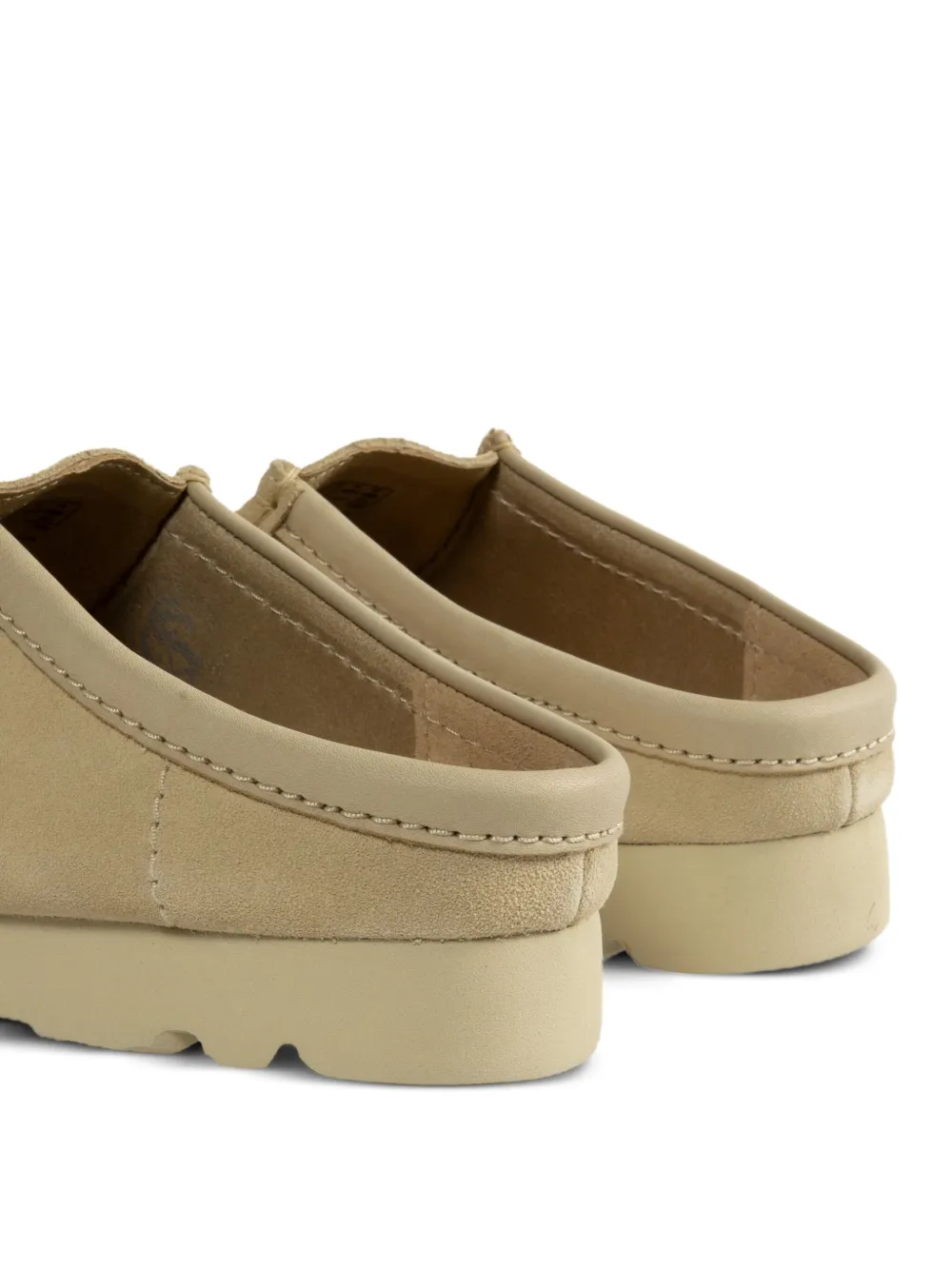 Clarks Wallabee slip-on clogs Neutrals