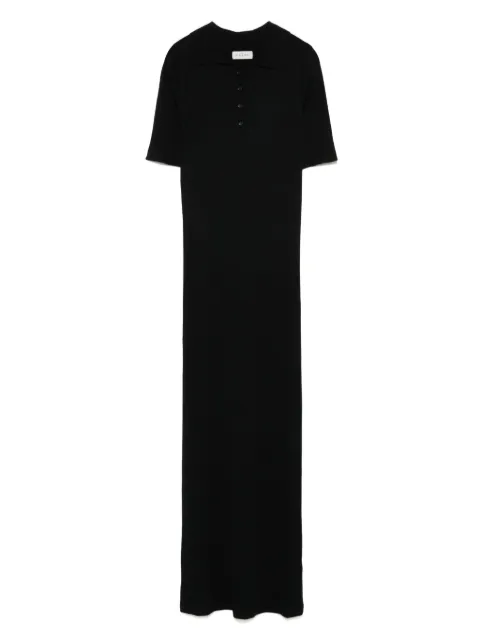 Le Kasha vestido largo tejido de canalé