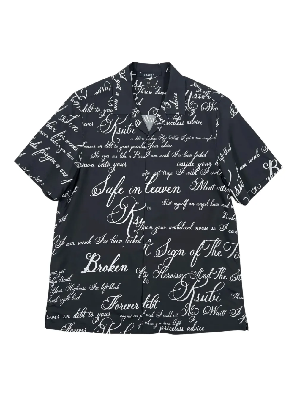 KSUBI TEXT-PRINT SHIRT 