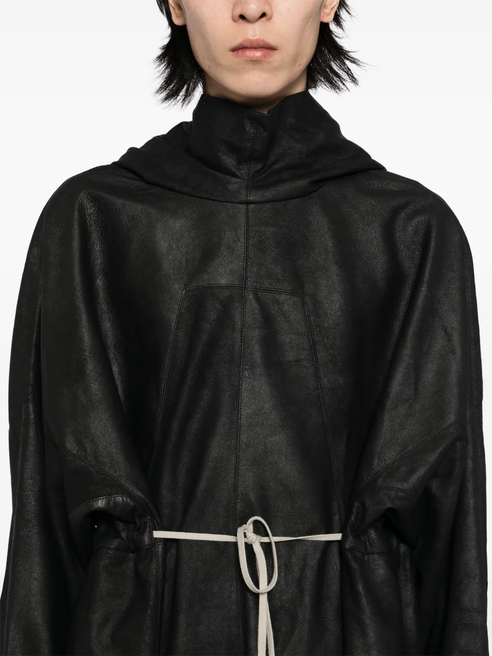 Rick Owens Hoodie Zwart