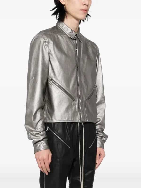 Rick Owens Tour Alice シャツジャケット | グレー | FARFETCH JP