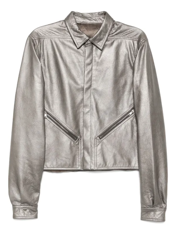 Rick Owens Tour Alice シャツジャケット | グレー | FARFETCH JP