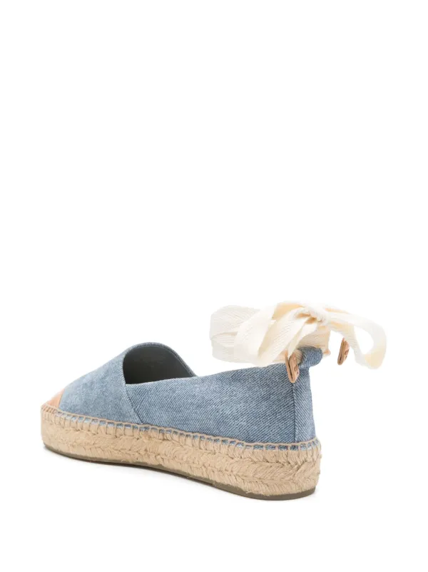 Tory Burch キャップトゥ エスパドリーユ | ブルー | FARFETCH JP