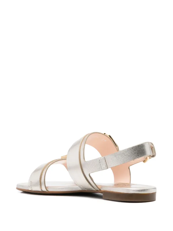 サンダル・ミュール AGL D675033PEKF056G461 Sandals Sandalo Con Fiori Tacco 80 Sabot sandal with flowers White Daisy Slides | AGL Shoes