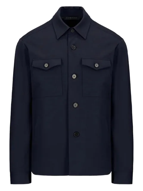 Harris Wharf London button-up shirt jacket 