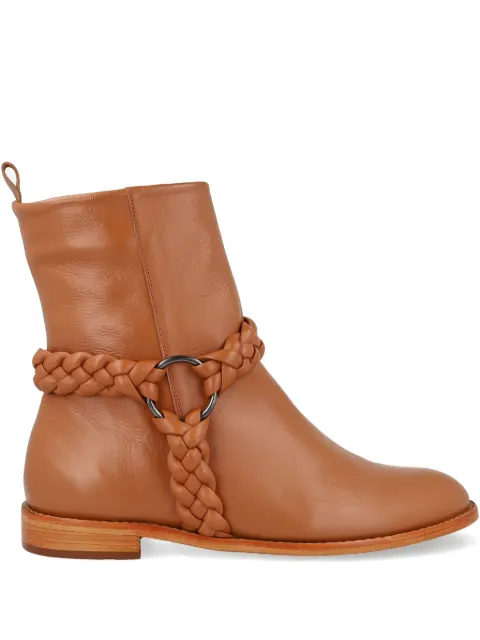 Blue Bird Shoes braided-detail ankle boots