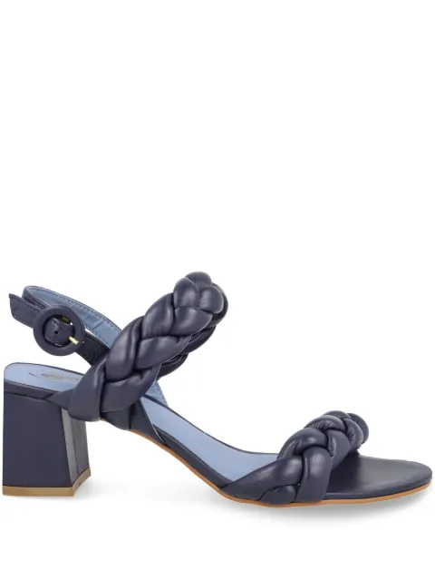 Blue Bird Shoes Sandalen met gevlochten bandje en blokhak