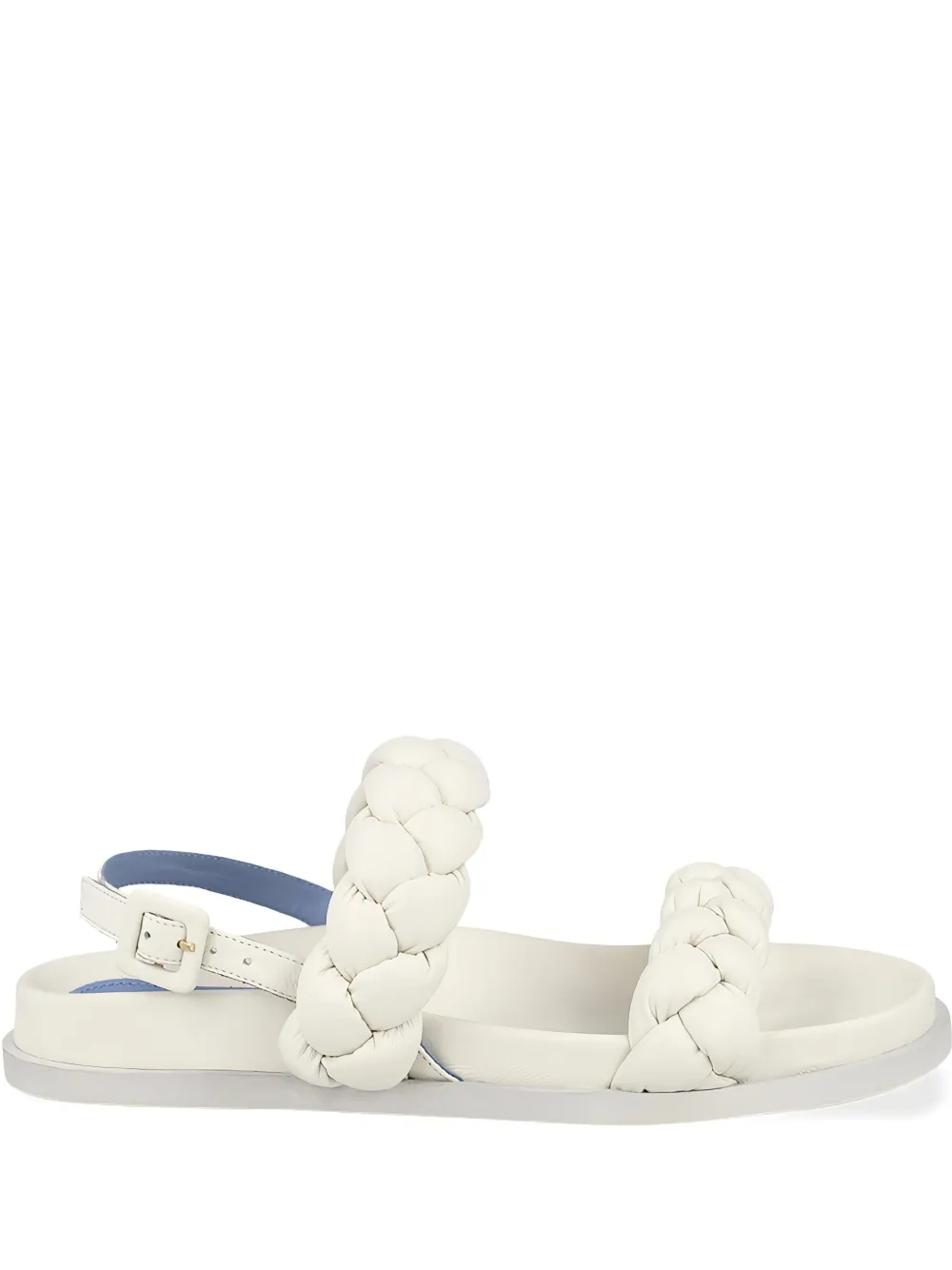 Blue Bird Shoes Sandalen met gevlochten bandje Wit