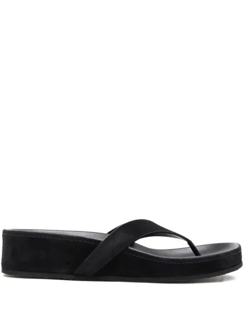 Phoebe Philo leather flip flops