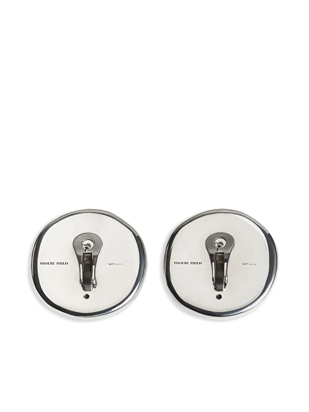 Phoebe Philo Oorbellen met medaillon - Zilver