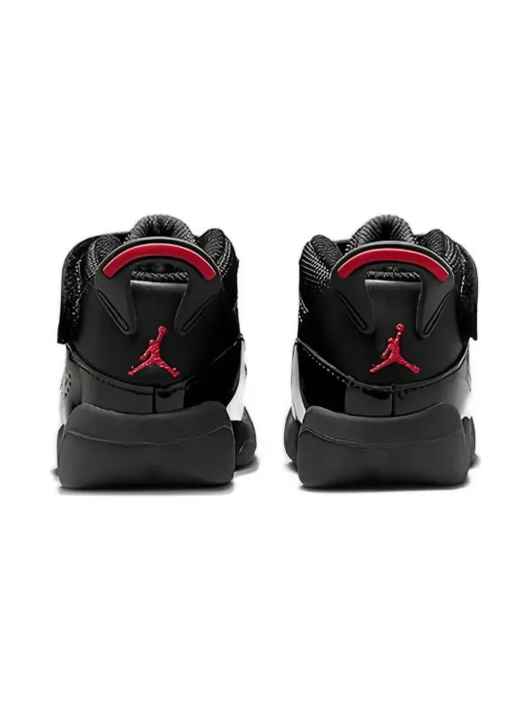 Jordan Kids エナメルレザースニーカー | ブラック | FARFETCH JP