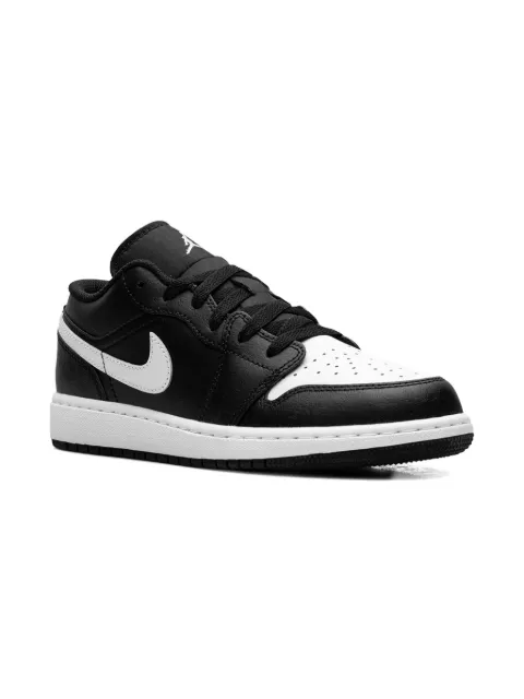 Jordan Kids Jordan 1 Low "Black/Summit White" sneakers