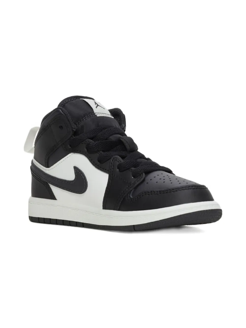 Jordan Kids Jordan 1 Mid "Off Noir Toe" sneakers Zwart