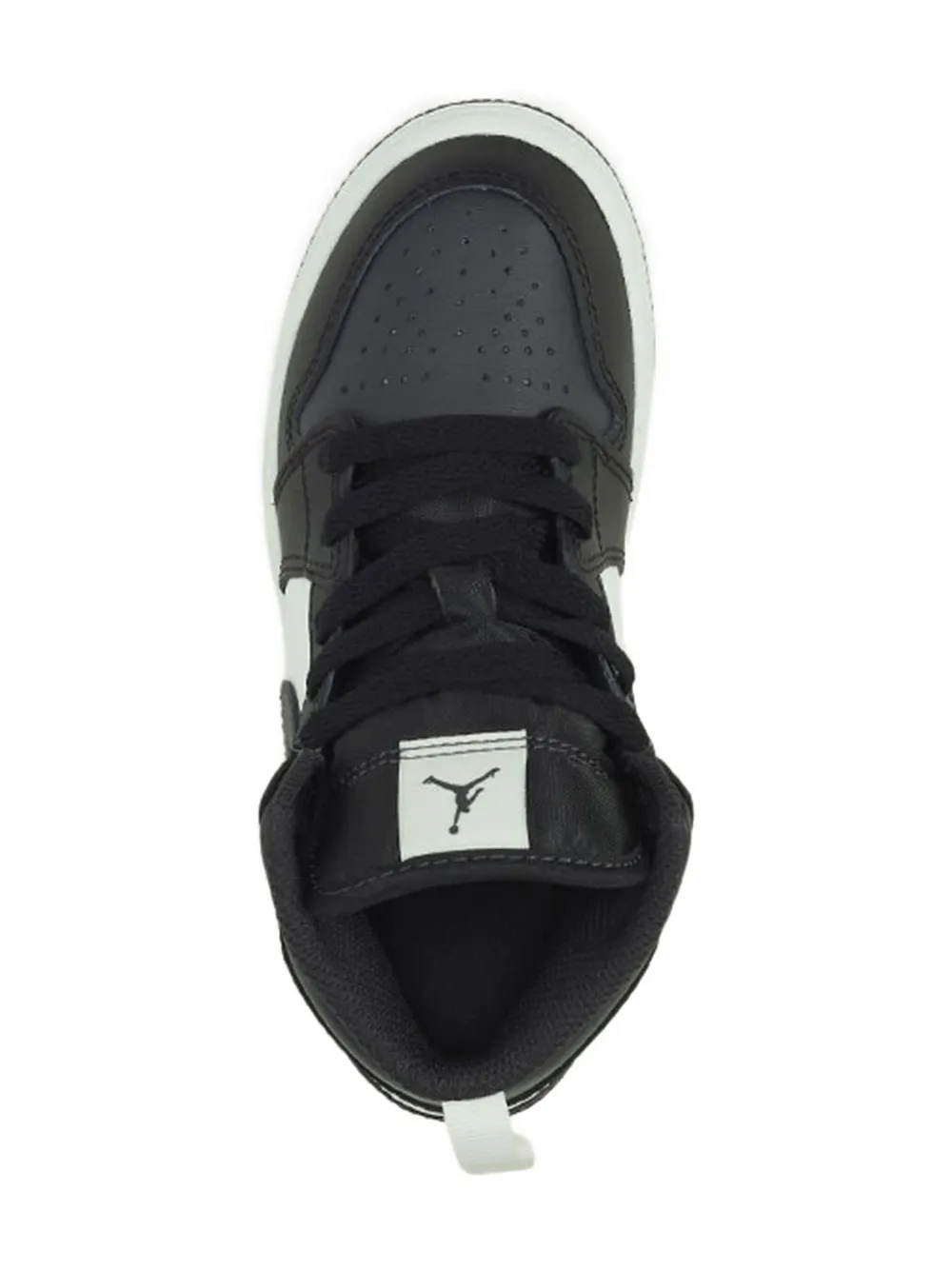 Jordan Kids Jordan 1 Mid "Off Noir Toe" sneakers Zwart