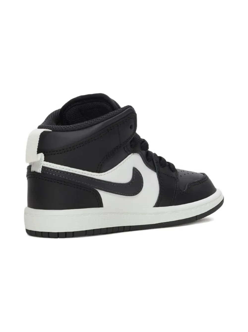 Jordan Kids Jordan 1 Mid "Off Noir Toe" sneakers Zwart