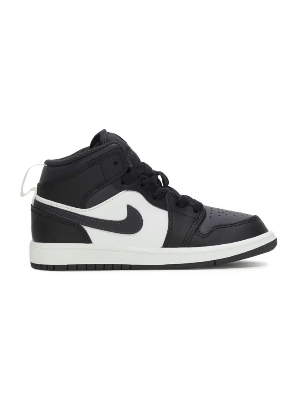 Jordan Kids Jordan 1 Mid "Off Noir Toe" sneakers Zwart