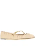 Dolce & Gabbana leather ballerina shoes - Neutrals