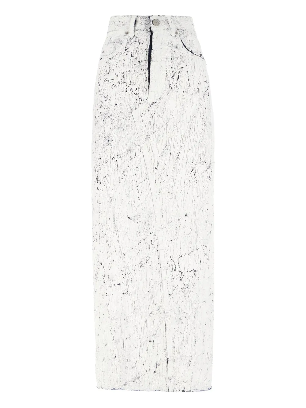 MM6 Maison Margiela ミディスカート - ホワイト MM6 Maison Margiela ミディスカート - ホワイト
