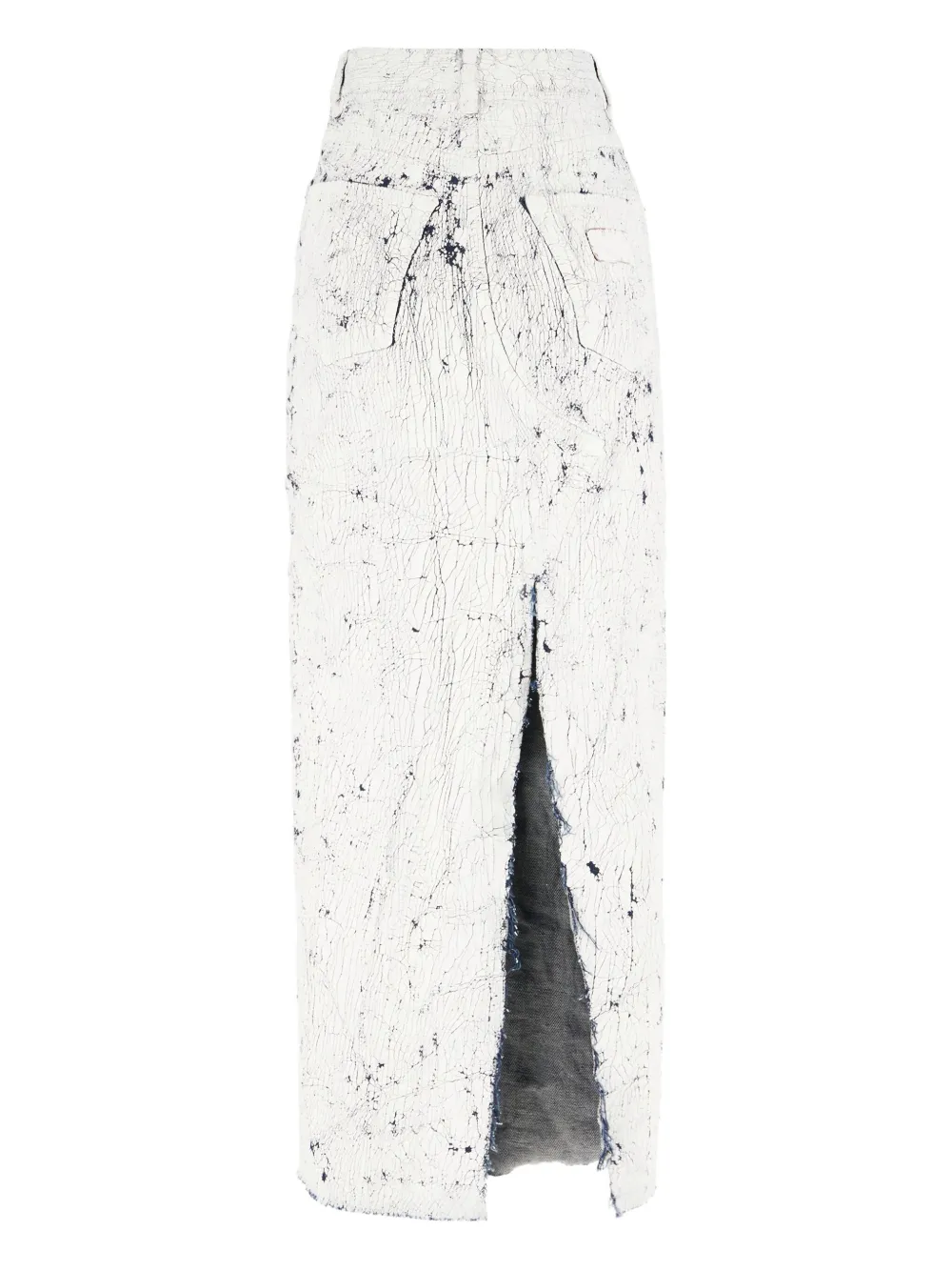 MM6 Maison Margiela falda midi con acabado revestido | Faldas de cintura alta | Image 2