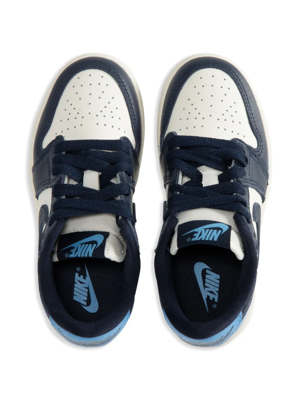 Jordan Kids Air Jordan 1 panelled low-top sneakers Blue