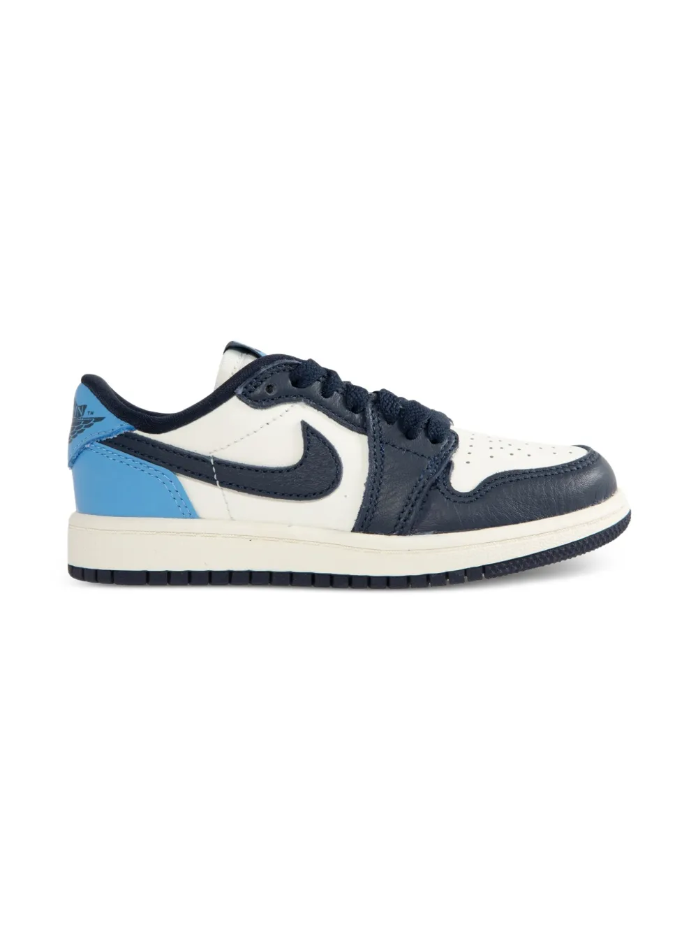 Jordan Kids Air Jordan 1 panelled low-top sneakers - Blauw