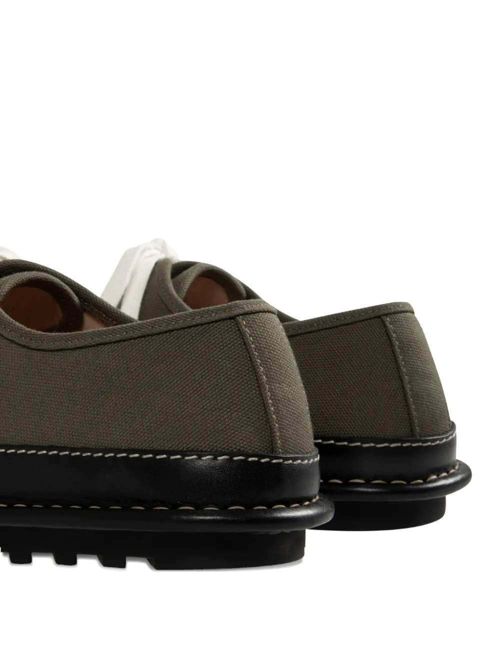 LOEWE Bay lace-up shoes Green