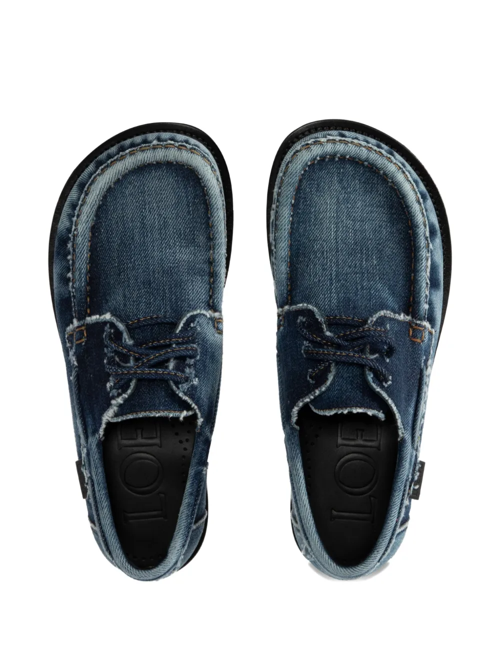LOEWE Campo Derby shoes Blue