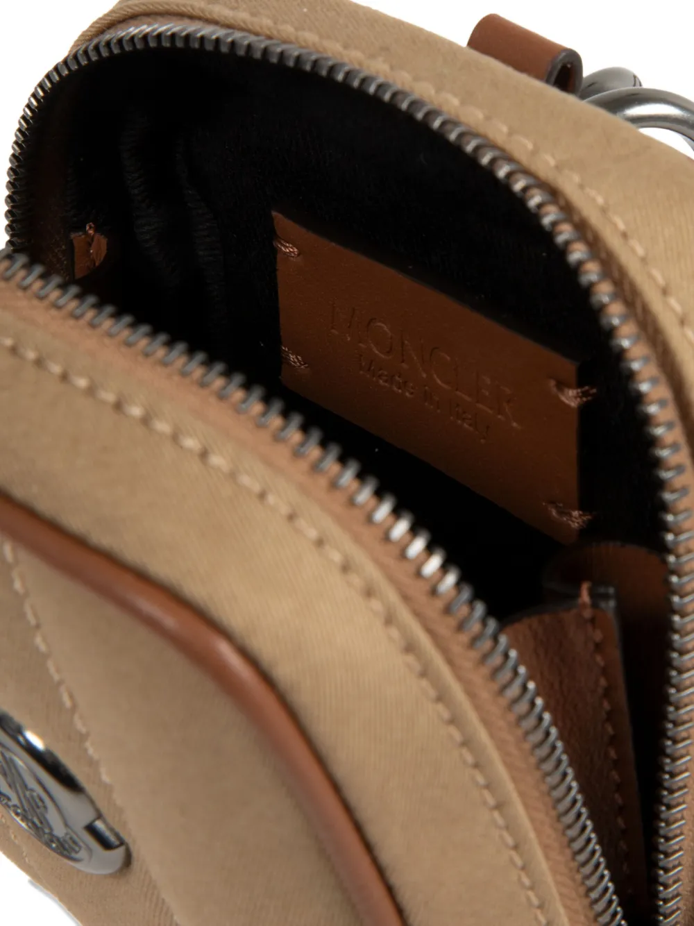 Moncler Crossbodytas met rits Bruin