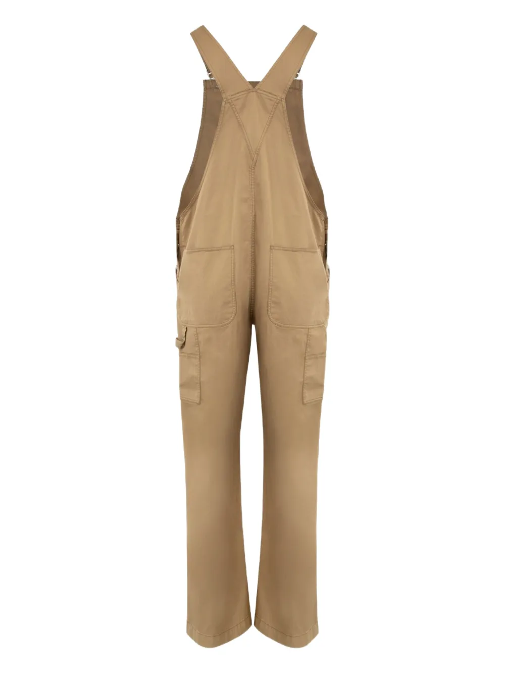 Moncler Tuta gabardine tuinbroek - Beige