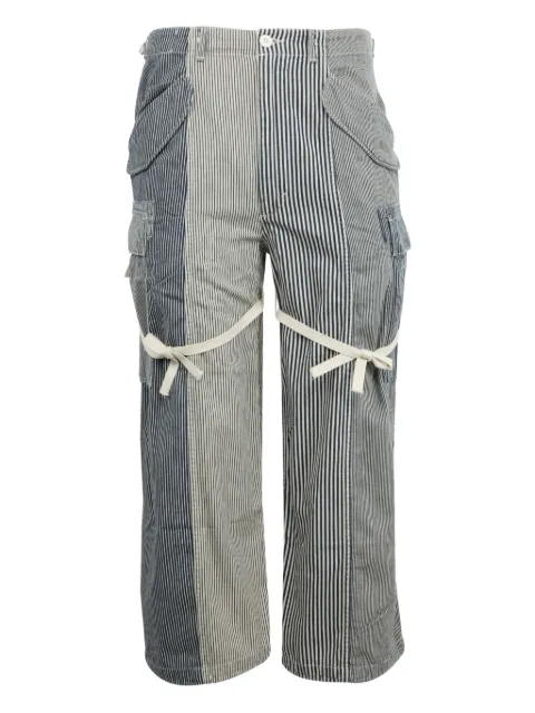 R13 cargo cropped trousers