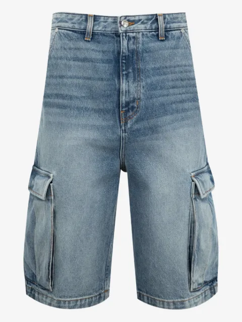 RHUDE short en jean à poches cargo