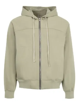 Rick Owens ジップアップ パーカー | ニュートラル | FARFETCH JP