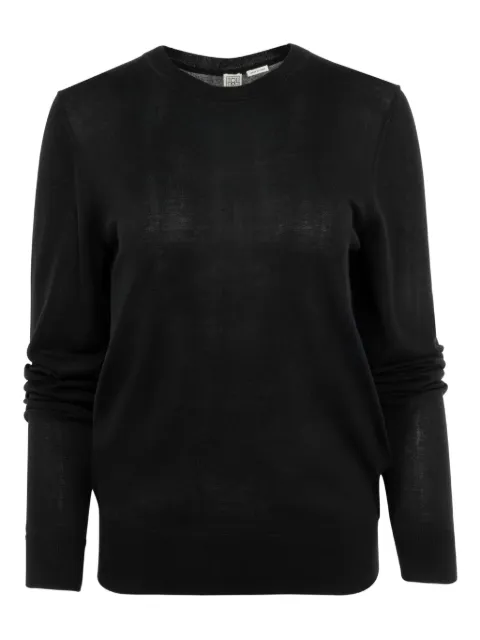 TOTEME crew-neck long-sleeve sweater