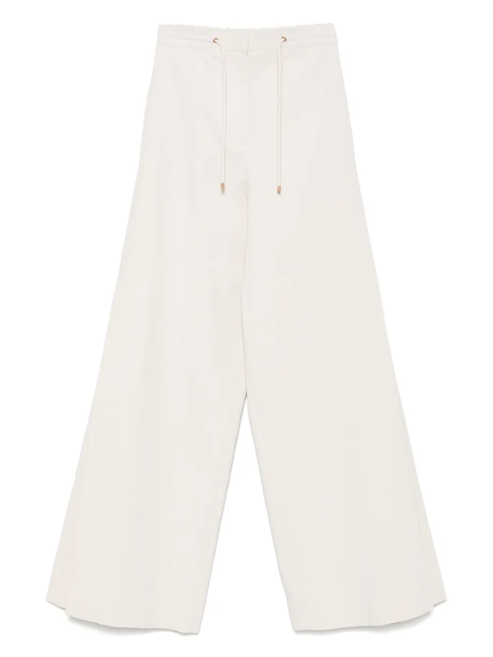 cotton crepe trousers